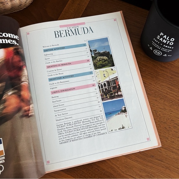 1988/1989 VACATION BERMUDA VINTAGE COFFEE TABLE BOOK - Picture 6 of 11